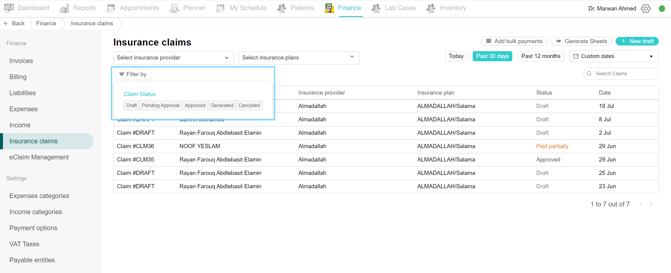 Filtering Claim Status.png